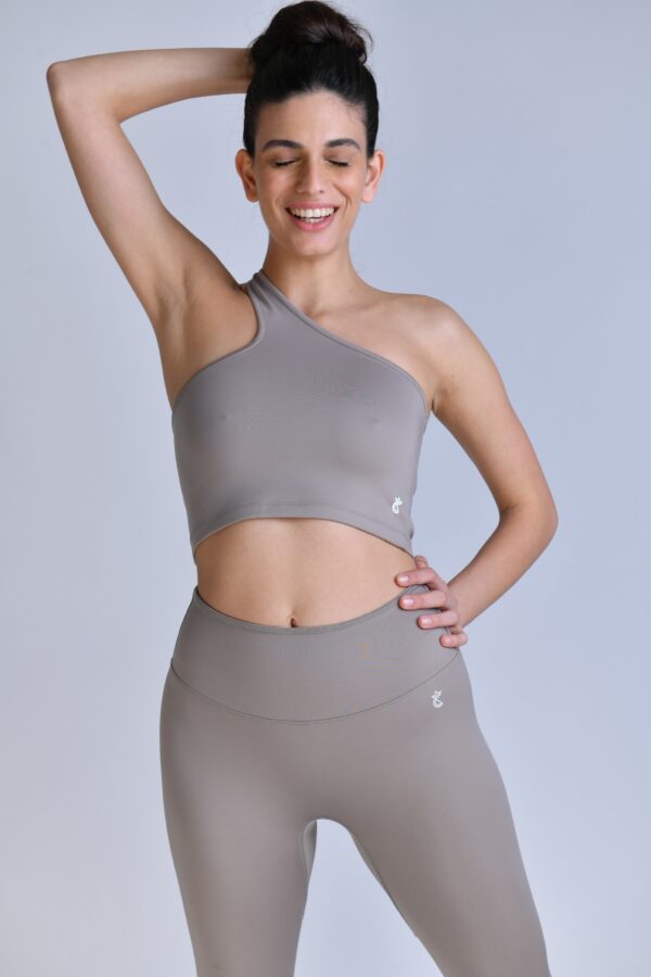 טופ כתף אחת - כאמל