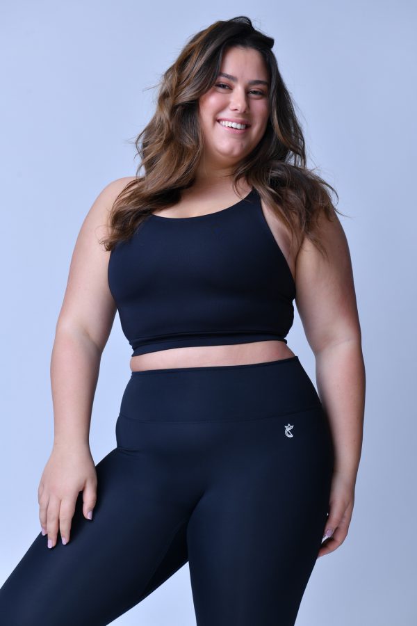 טופ PERFOMANCE - שחור