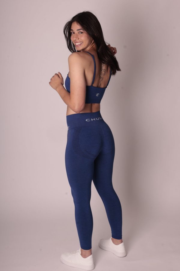 טייץ מחטב SEAMLESS - כחול